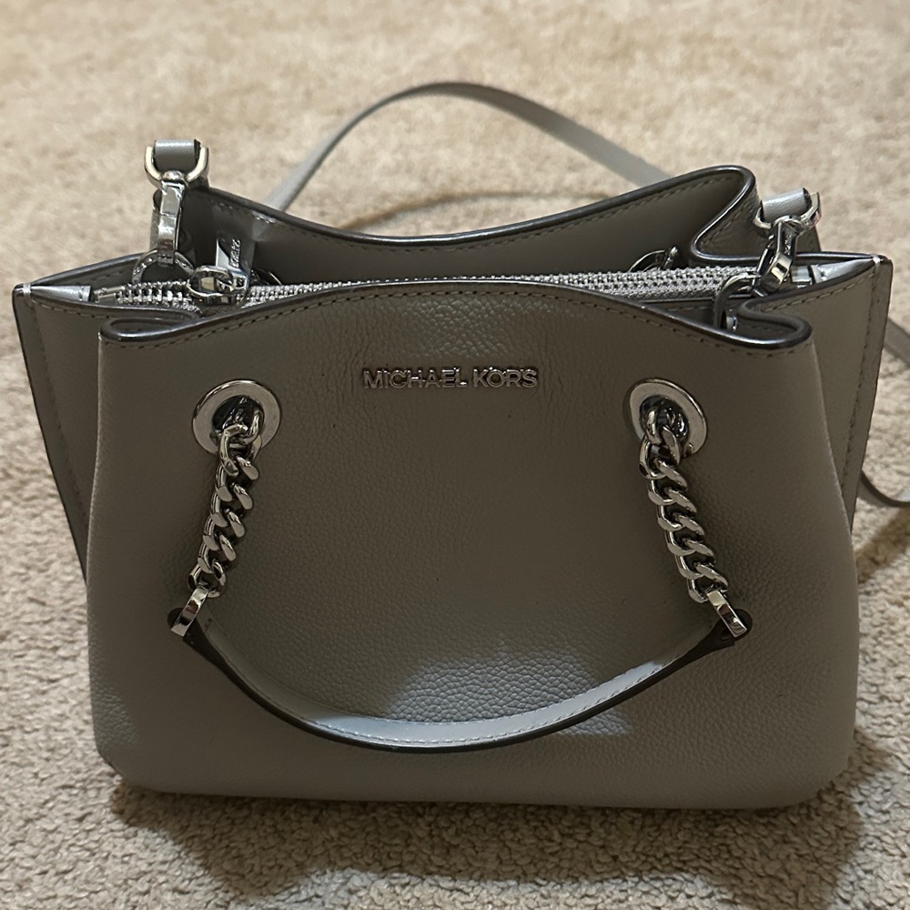 Michael Kors Silver Chain Shoulder Bag